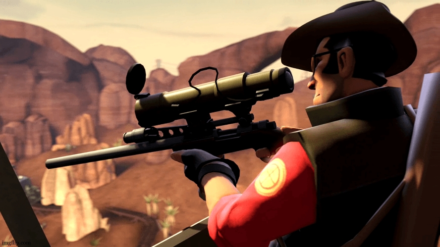 TF2 Sniper (Pre-Template) | image tagged in tf2 sniper pre-template | made w/ Imgflip meme maker