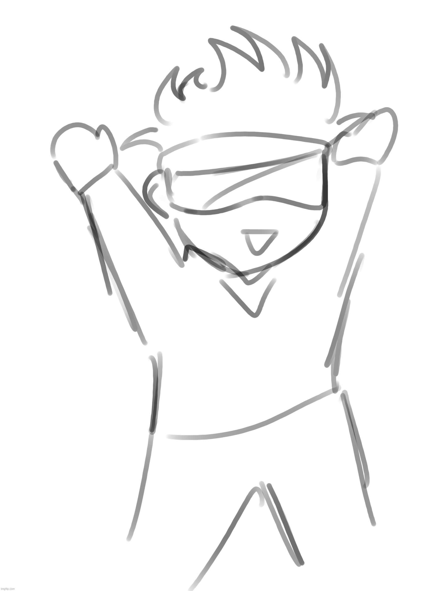 i hate drawing this stupid toothpick of a man | made w/ Imgflip meme maker