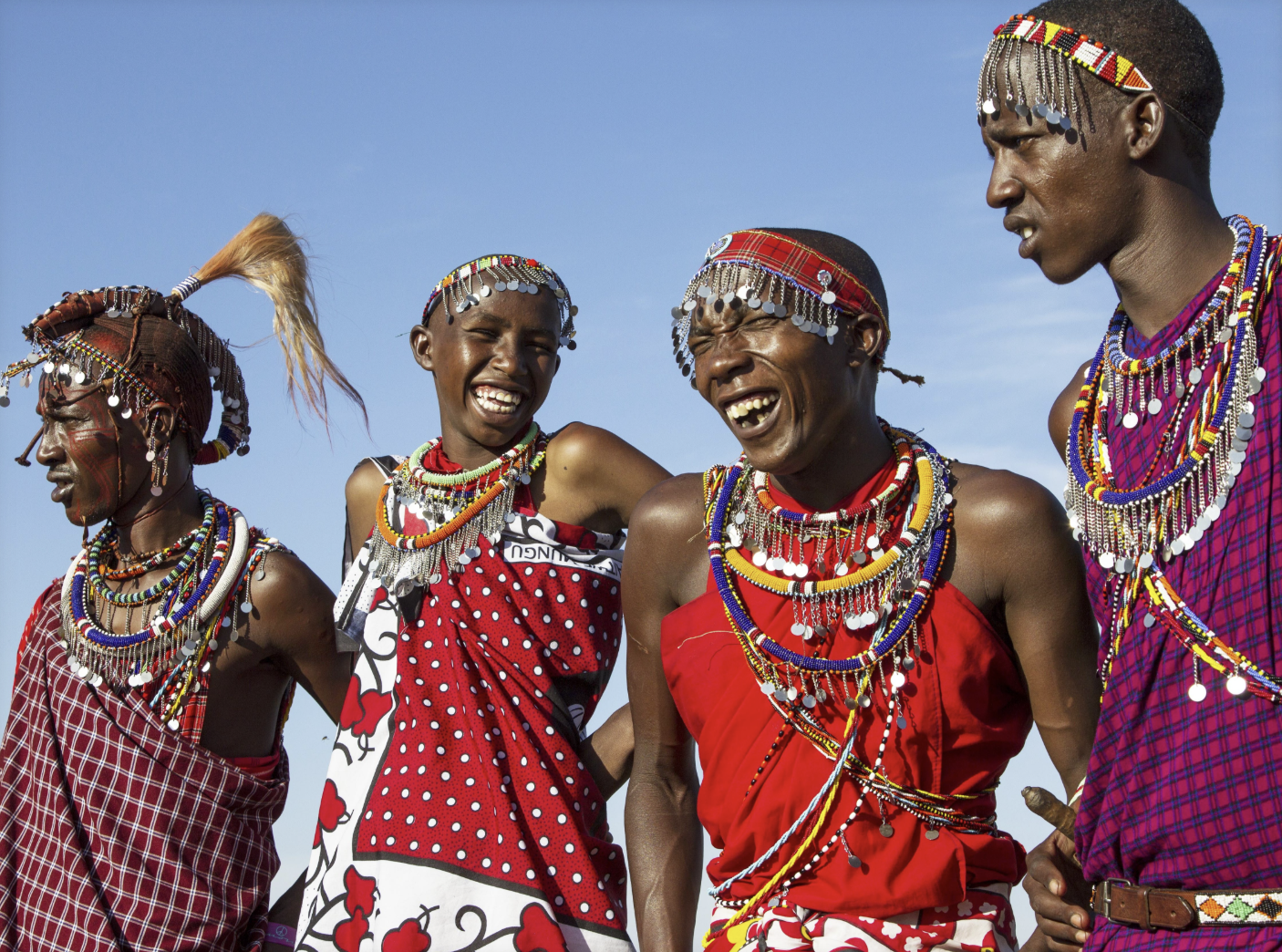 African Tribe Laughing Blank Meme Template