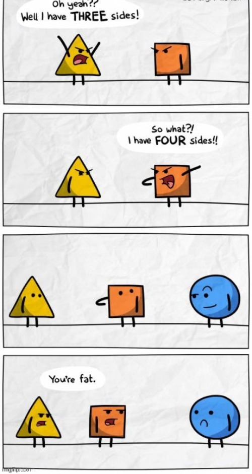infinite sides (technically 0) | made w/ Imgflip meme maker