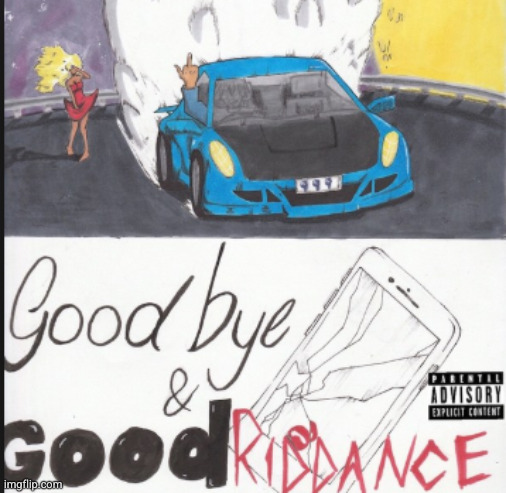 Juice Wrld Album Cover | image tagged in juice wrld album cover | made w/ Imgflip meme maker