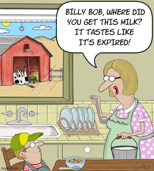 Dark Milk? | image tagged in dark humor,milk | made w/ Imgflip meme maker