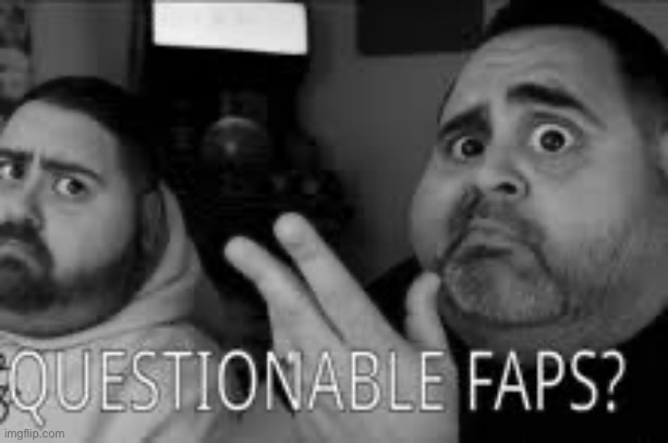 questionable faps | image tagged in questionable faps | made w/ Imgflip meme maker