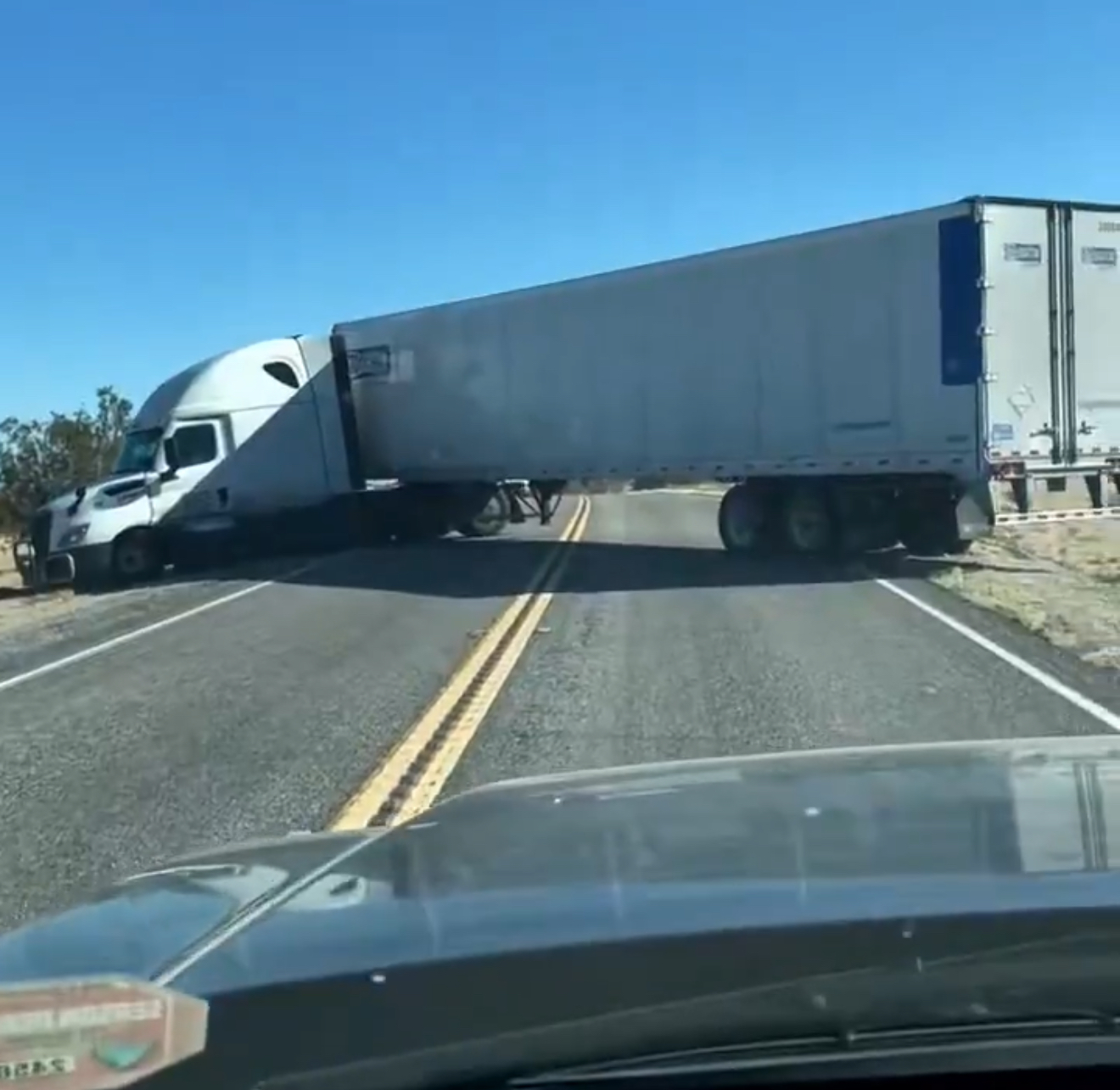 Sideways truck Blank Meme Template