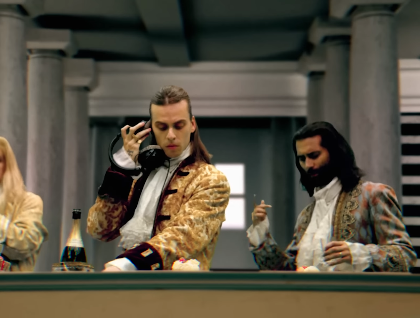 euro trash Blank Meme Template