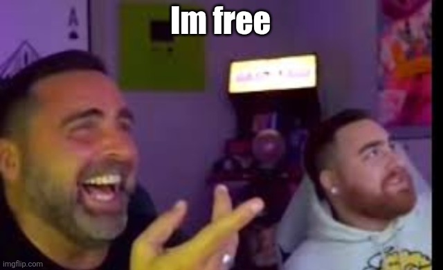 Los laughing (made by Bigjim998 copyright reserved) | Im free | image tagged in los laughing made by bigjim998 copyright reserved | made w/ Imgflip meme maker