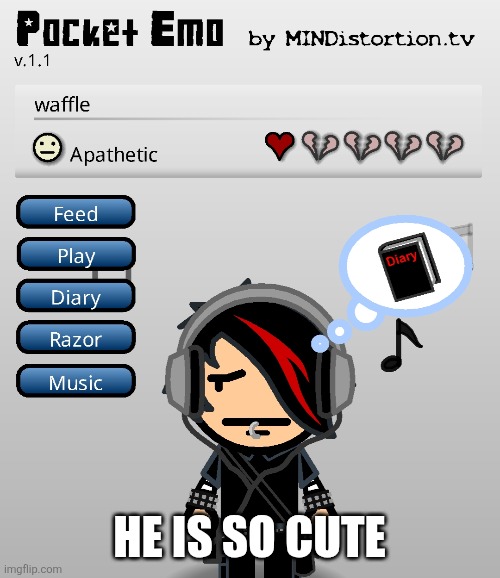 HE IS SO CUTE | made w/ Imgflip meme maker