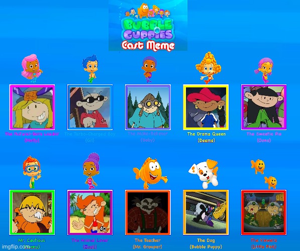 Bubble Guppies Cast (KND Version) | image tagged in bubble guppies | made w/ Imgflip meme maker