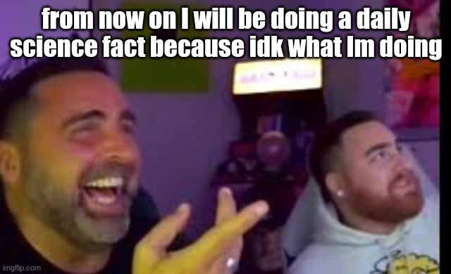 Los laughing (made by Bigjim998 copyright reserved) | from now on I will be doing a daily science fact because idk what Im doing | image tagged in los laughing made by bigjim998 copyright reserved | made w/ Imgflip meme maker