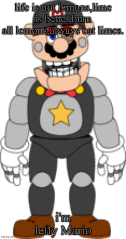 humping my washing machine rn | life is not lemons,lime is better,burn all lemons,always eat limes. i'm lefty Mario | image tagged in lefty mario | made w/ Imgflip meme maker