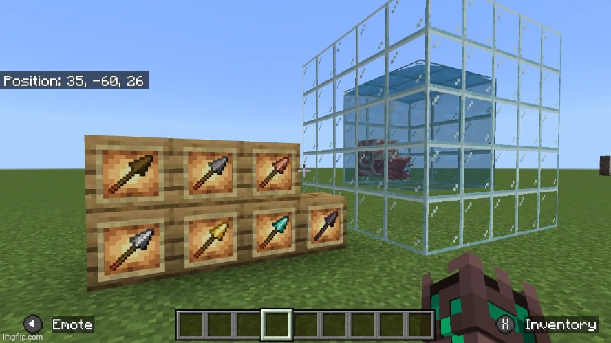 The update is finally here | image tagged in minecraft,gaming,video games,nintendo switch,screenshot,updates | made w/ Imgflip meme maker