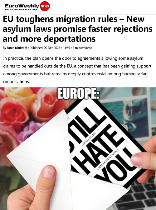 The 'concept' has been a Danish idea for quite a while | image tagged in european union,immigration,europe,politics | made w/ Imgflip meme maker