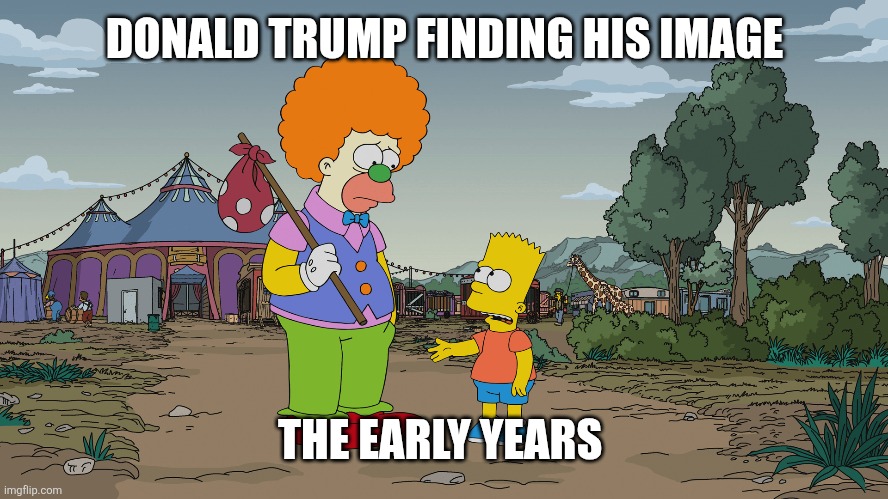 Trump image shopping, the early years | DONALD TRUMP FINDING HIS IMAGE; THE EARLY YEARS | made w/ Imgflip meme maker
