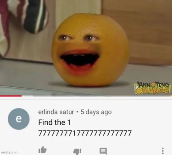 he's telling you. find the 1 and discover | made w/ Imgflip meme maker