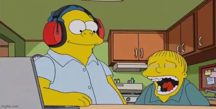 sad Ralph cause he's not getting the wigglers content | made w/ Imgflip meme maker