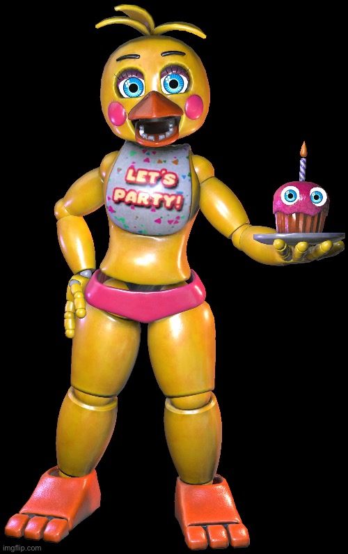toy chica | image tagged in toy chica | made w/ Imgflip meme maker