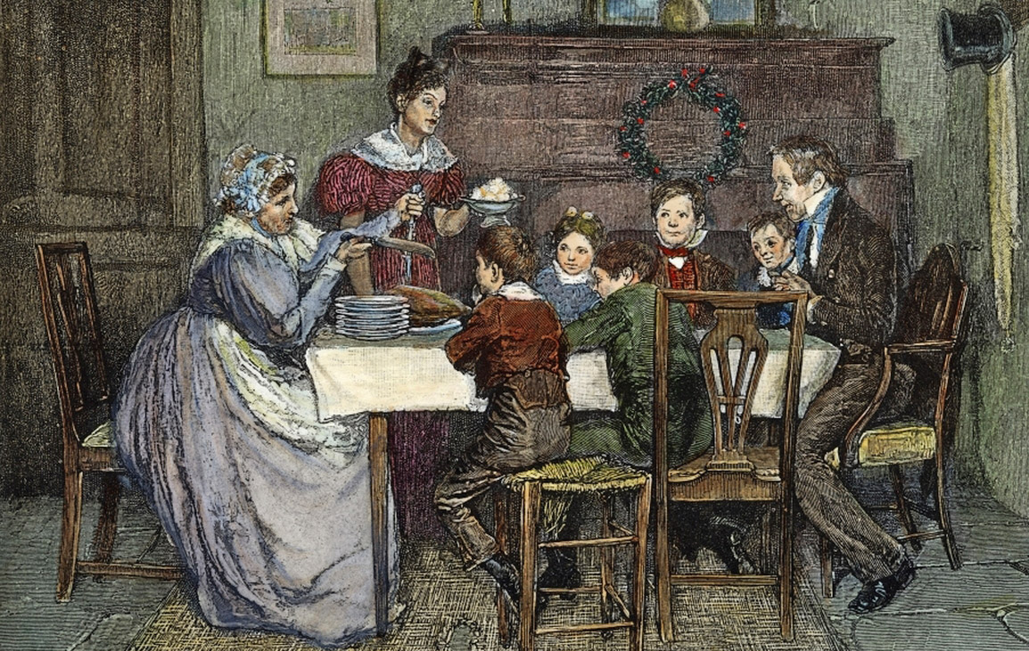 A Christmas Carol Crachit's Dinner Blank Meme Template