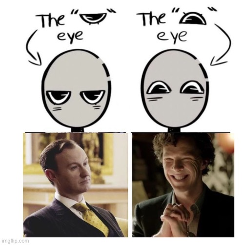 Holmes brothers awww | image tagged in bbc sherlock | made w/ Imgflip meme maker