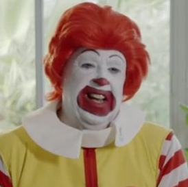 Ronald McDonald Meme: Irony, Just Joy, Laughing and Crying Blank Meme Template