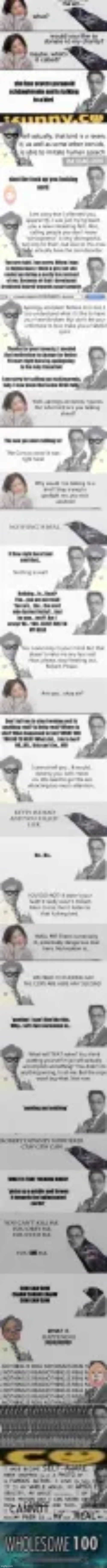 i dont know where the pixels went :( | image tagged in the crow | made w/ Imgflip meme maker