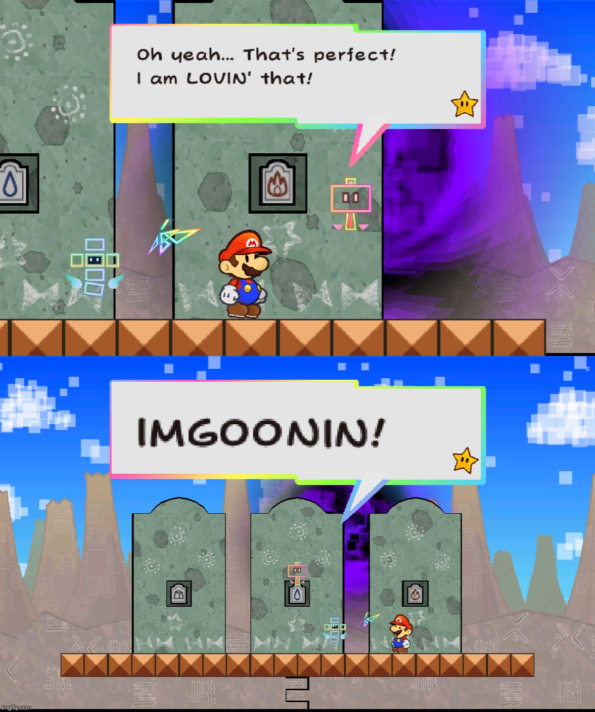 HE'S GOONING | made w/ Imgflip meme maker