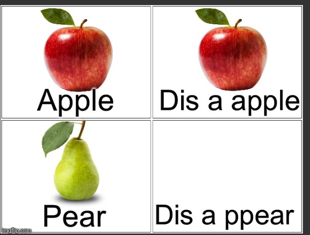 The pear | image tagged in the pear | made w/ Imgflip meme maker