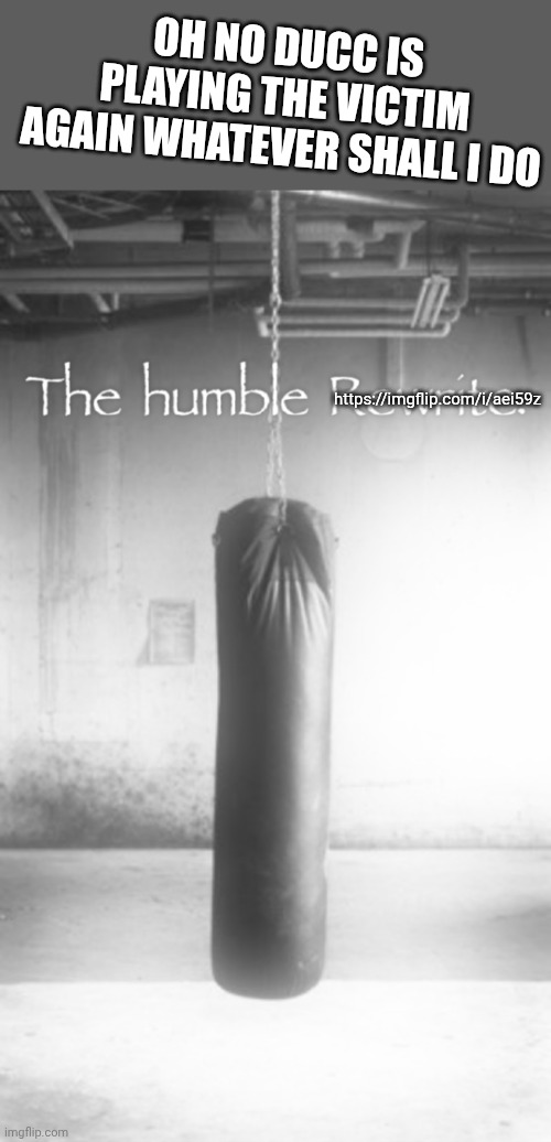 The humble Rewrite: | OH NO DUCC IS PLAYING THE VICTIM AGAIN WHATEVER SHALL I DO; https://imgflip.com/i/aei59z | image tagged in reality,facts | made w/ Imgflip meme maker