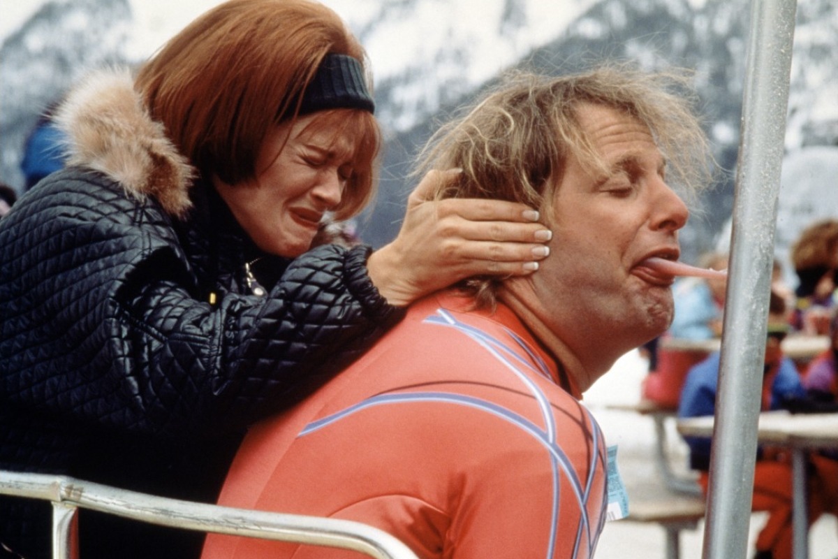 Dumb and Dumber Tongue Stuck Blank Meme Template