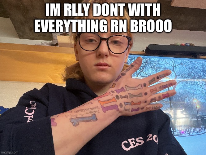 IM RLLY DONT WITH EVERYTHING RN BROOO | made w/ Imgflip meme maker
