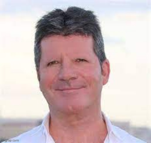 No eyebrows Simon Cowell | image tagged in no eyebrows simon cowell | made w/ Imgflip meme maker