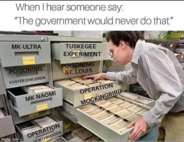 Evil government | image tagged in big government,evil government,shame,evidence,awful,you can't handle the truth | made w/ Imgflip meme maker