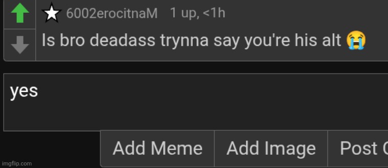 made w/ Imgflip meme maker
