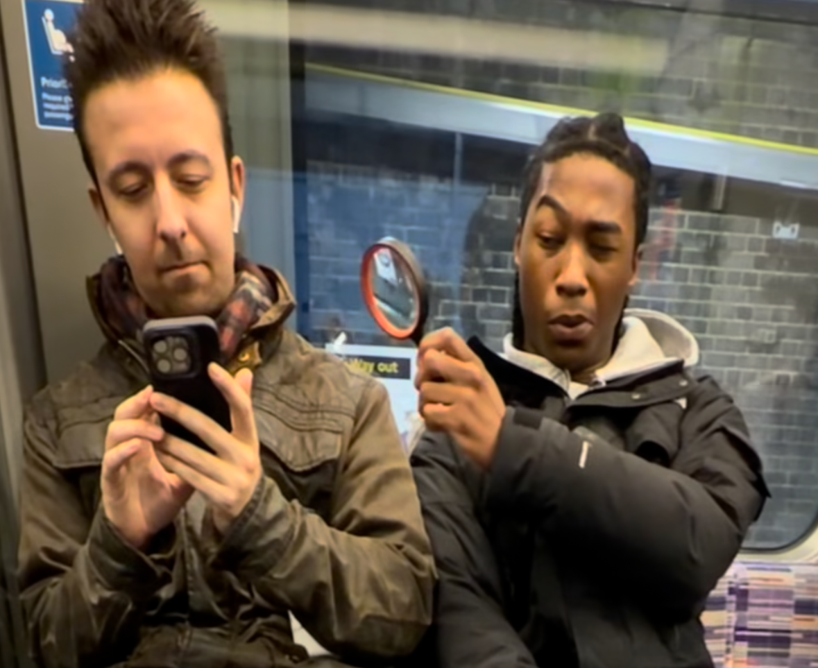 spying on phone Blank Meme Template