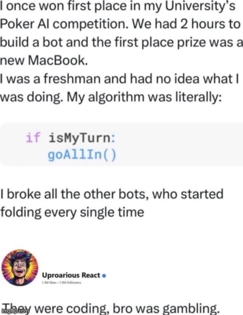 made w/ Imgflip meme maker