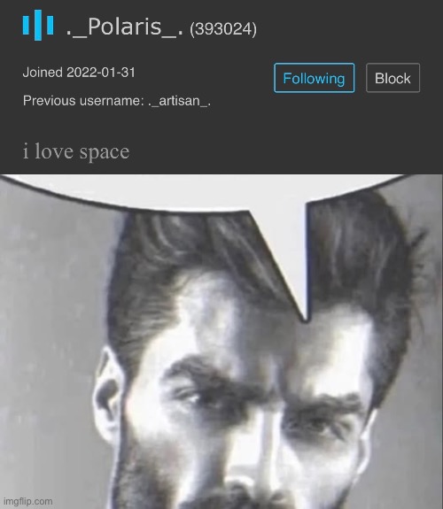 image tagged in gigachad speech bubble | made w/ Imgflip meme maker