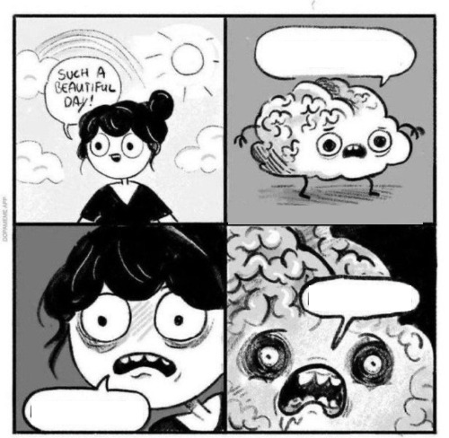 Brain Alerts Girl meme Blank Meme Template