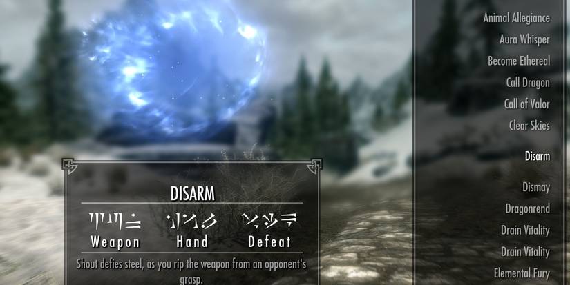 Skyrim shout Blank Meme Template