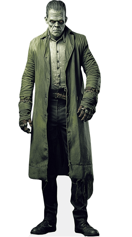 Frankenstein standee Blank Meme Template