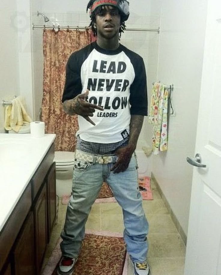 chief keef lead never follow Blank Meme Template