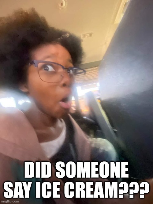 Ice cream | DID SOMEONE SAY ICE CREAM??? | image tagged in icecream | made w/ Imgflip meme maker