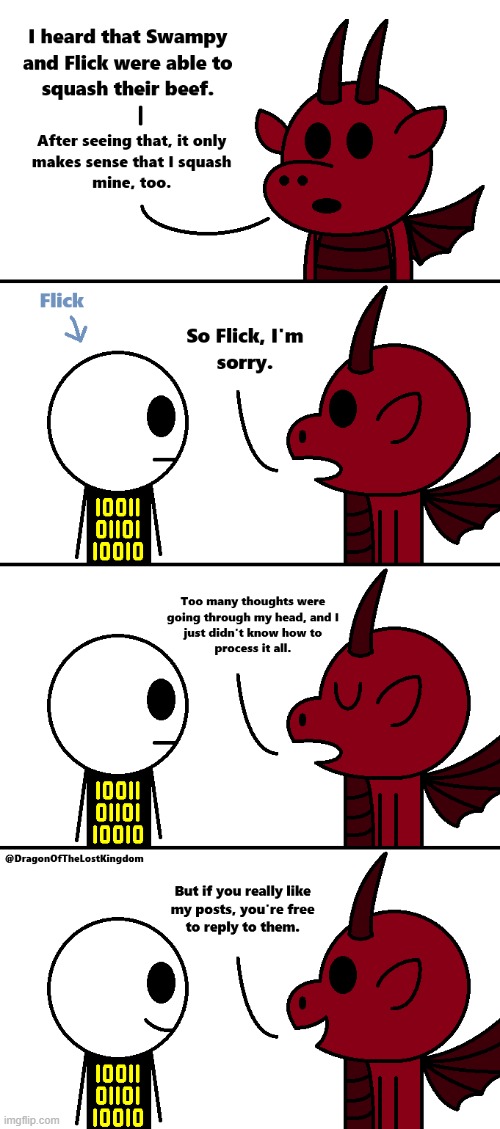 Squashing The Beef [OC] | image tagged in beef,squash | made w/ Imgflip meme maker