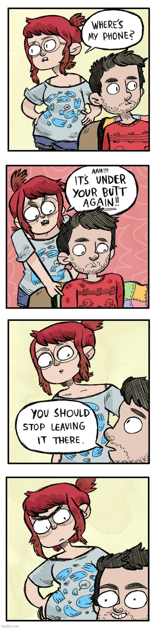 image tagged in phone,butt,under,leaving,there,hehe | made w/ Imgflip meme maker