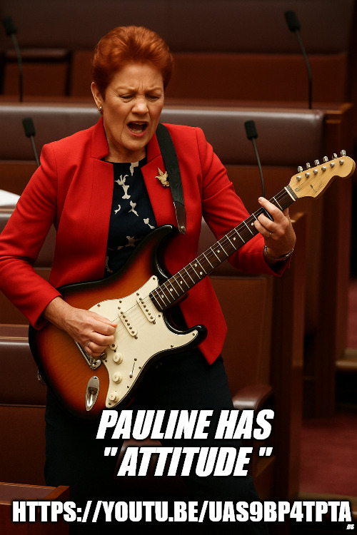 Pauline has '' Attitude '' | PAULINE HAS '' ATTITUDE ''; HTTPS://YOUTU.BE/UAS9BP4TPTA; DS | made w/ Imgflip meme maker
