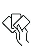 3 cards Blank Meme Template