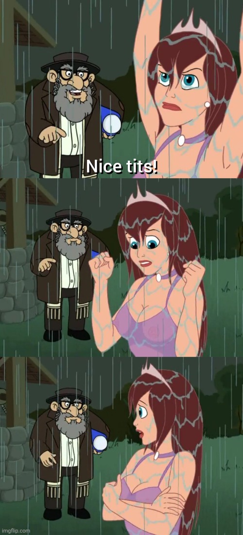 image tagged in nsfw,drawn together,memes,nice,tits,meme | made w/ Imgflip meme maker