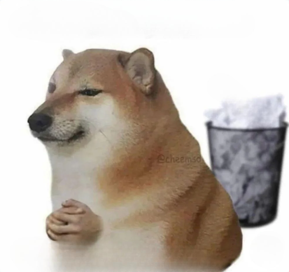 Dog Bin Blank Meme Template