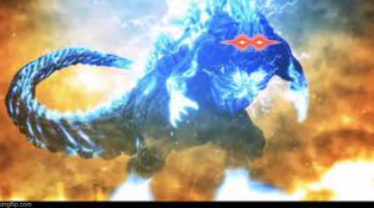 godzilla earth meme red eyes Blank Meme Template