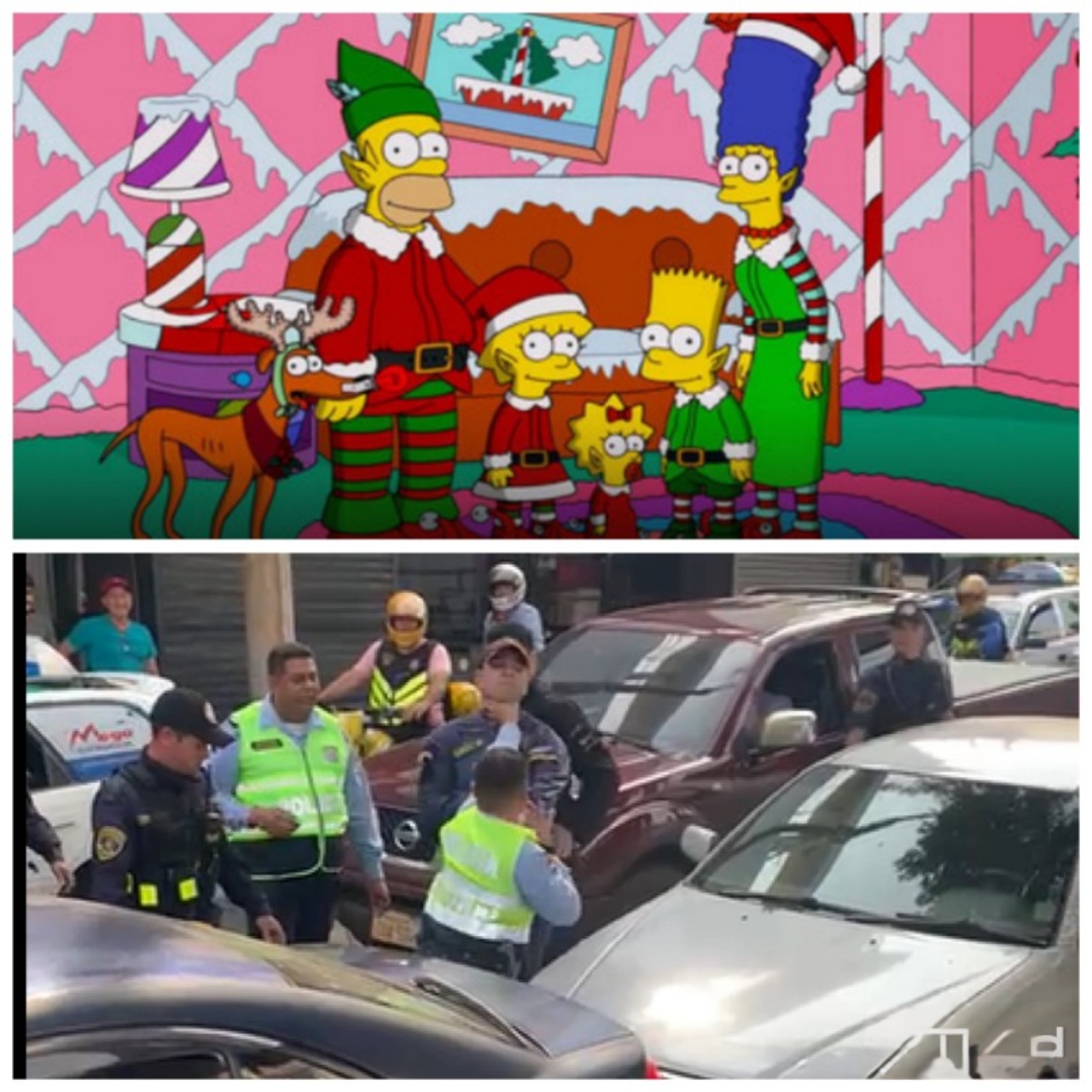 Christmas in different countries Blank Meme Template