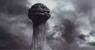 Mushroom cloud Godzilla Blank Meme Template