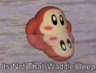 Waddle Deep Blank Meme Template